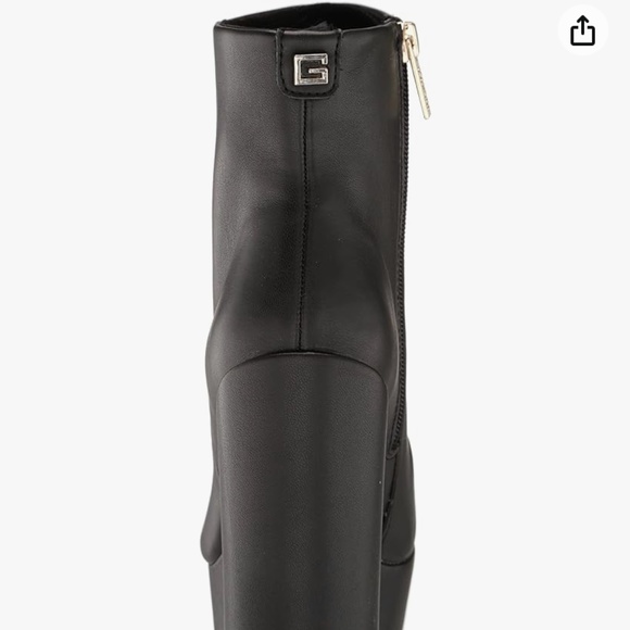 New Guess Black Platform Booties - Picture 9 of 10